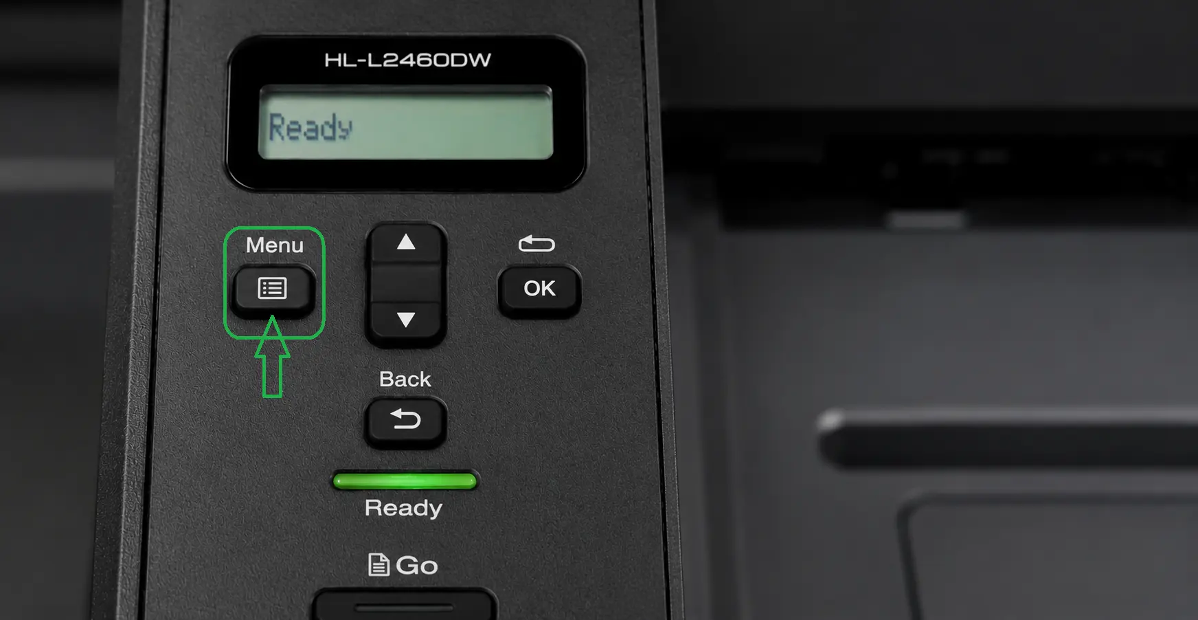 Brother HL-L2460DW printer WPS setup